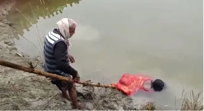 बिहार में 3 बच्चों सहित गर्भवती महिला तालाब में डूबी, हुई मौत
