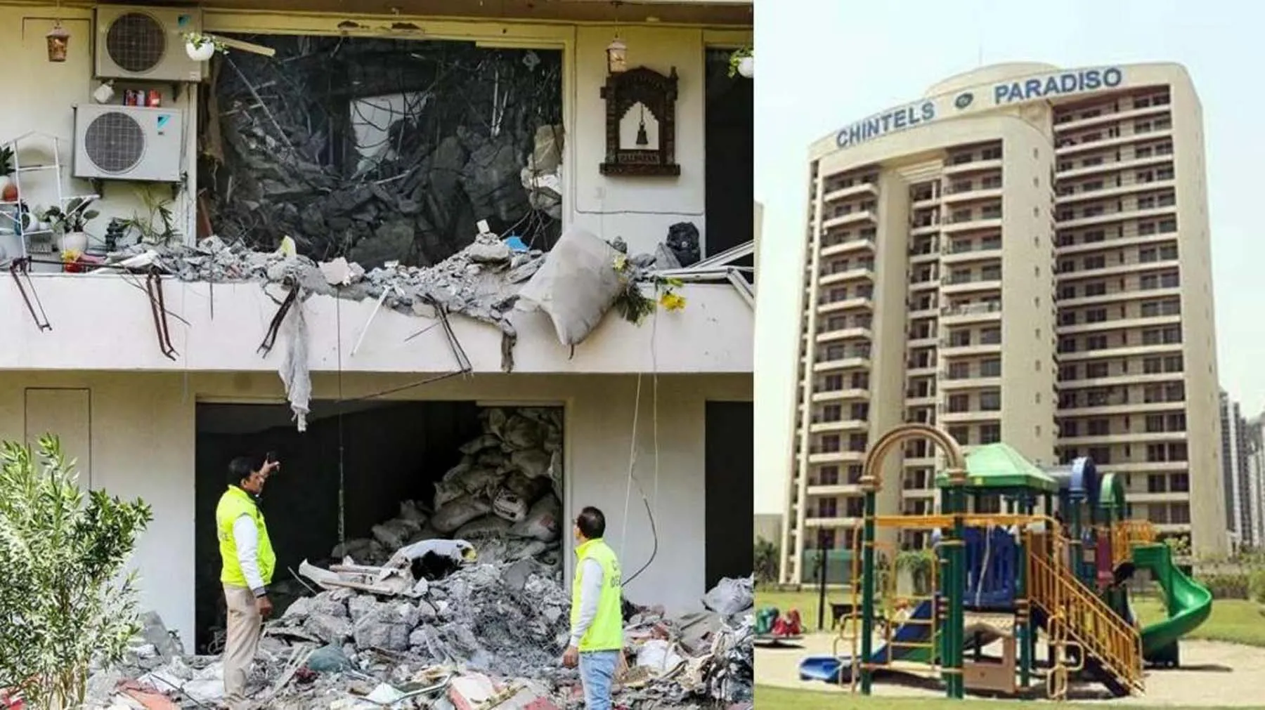 गुरुग्राम में स्ट्रक्चरल ऑडिट चिंटल पैराडिसो के ई व एफ टावर भी मिले असुरक्षित