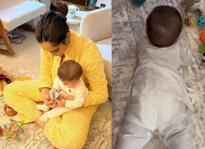 सोनम कपूर ने अपने छह महीने के बेटे के साथ शेयर किया वीडियो