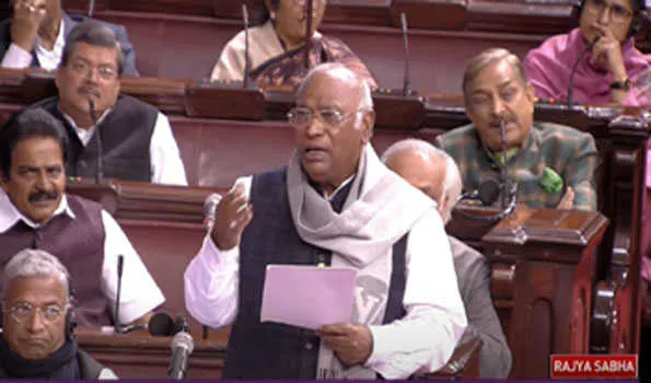 मल्लिकार्जुन खड़गे ने अभिभाषण को बताया दिशाहीन,पूछा- अडानी की सम्पत्ति इतनी गुनी कैसे बढ़ी ?