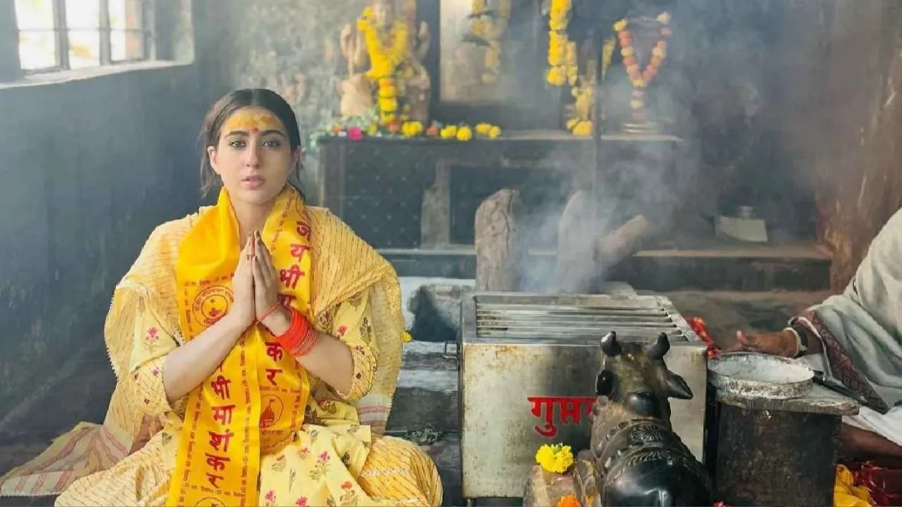 सारा अली खान को महादेव के चरणों में देख भड़के लोग, सारा को किया ट्रोल
