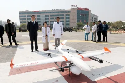 उत्तराखंड में ड्रोन से दवा होंगी डिलीवर, ऋषिकेश एम्स का ट्रायल सफल