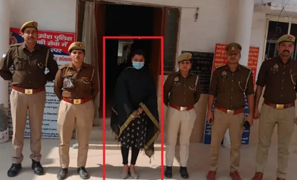 नॉएडा में हनी ट्रैप में फंसा कर लूटपाट और हत्या करने वाली महिला गिरफ्तार, गैंगस्टर एक्ट में थी वांछित