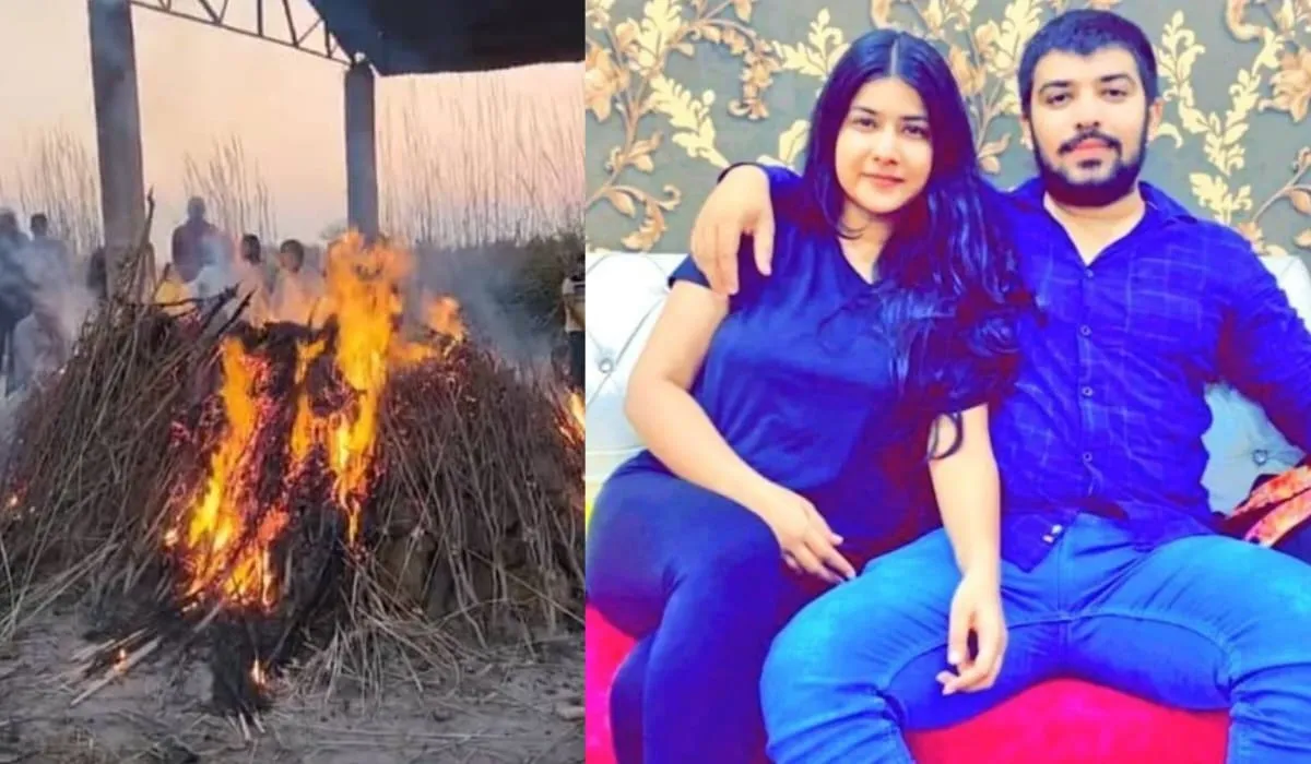 फ्रिज में शव का मामला: निक्की का हुआ अंतिम संस्कार, पिता ने लगाई गुहार – “आरोपी को दो फांसी”