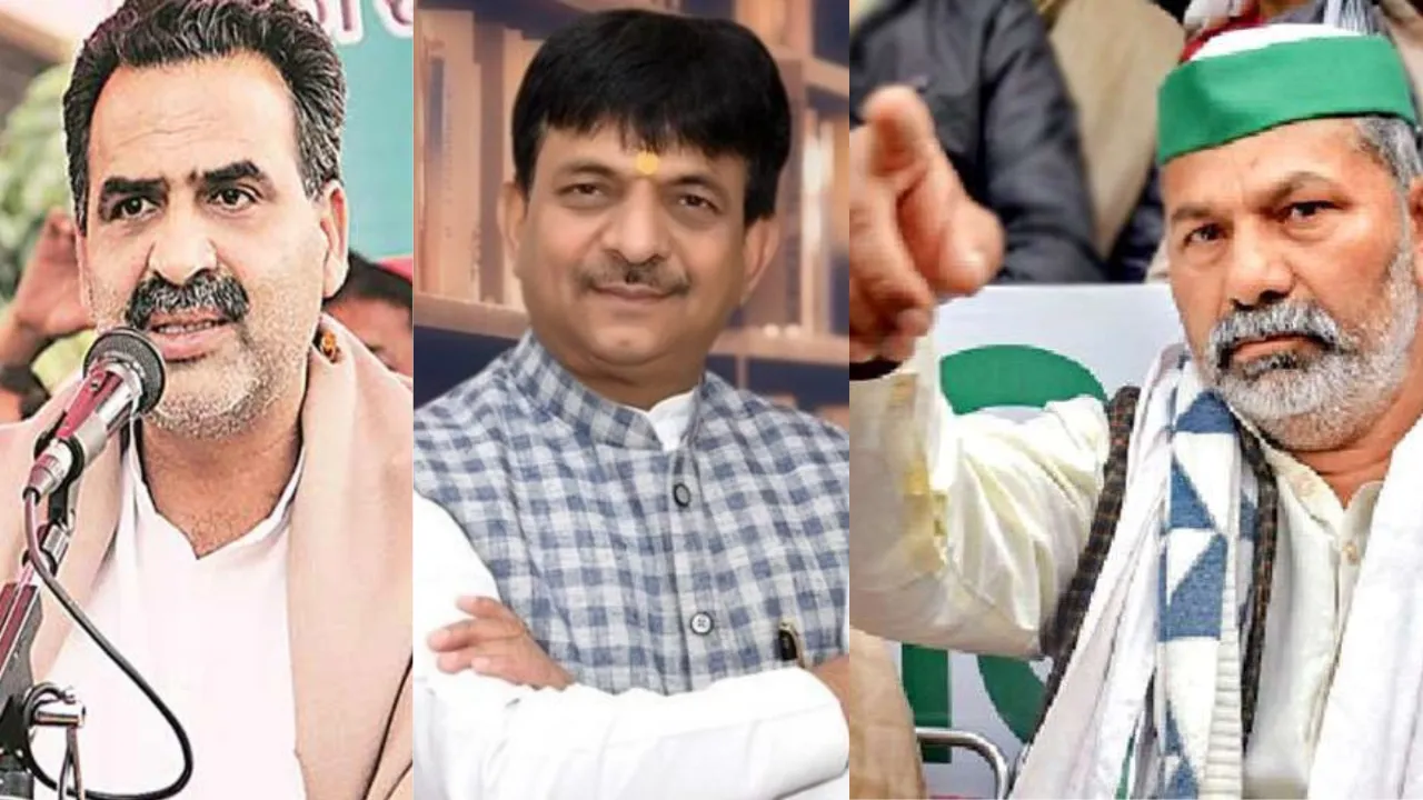 भाकियू का धरना 10 वे दिन भी रहा जारी, किसानों का संजीव बालियान और कपिल देव पर बढ़ने लगा है गुस्सा !