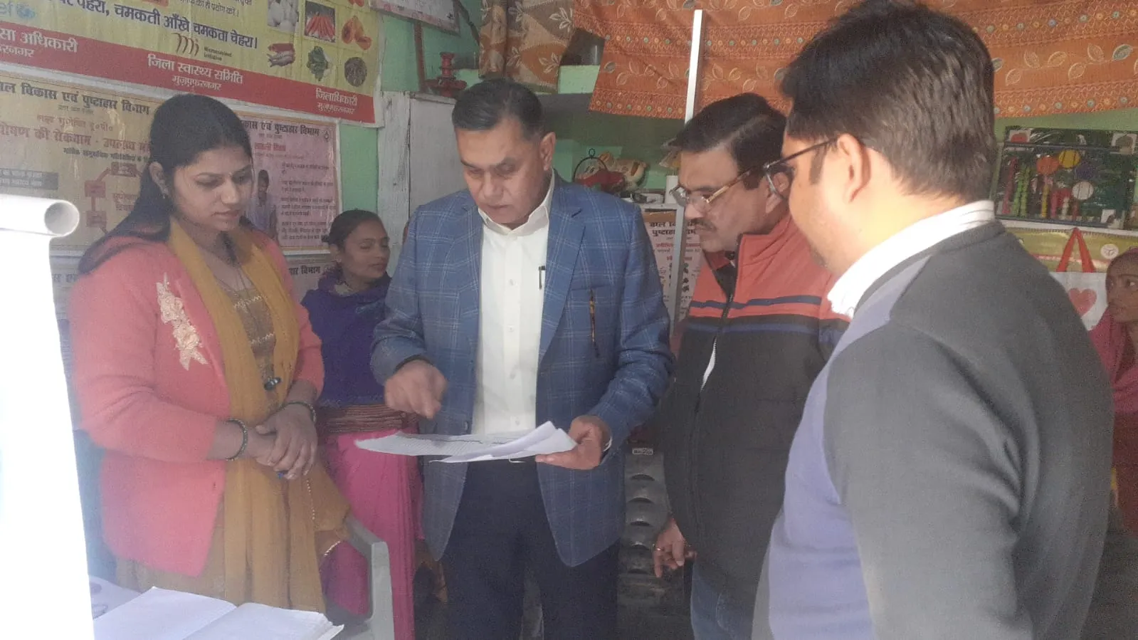 मुजफ्फरनगर में विशेष टीकाकरण पखवाड़ा शुरू, सीएमओ ने किया निरीक्षण