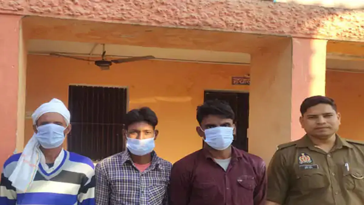 रामपुर के पटवाई में शांति भंग के आरोप में तीन गिरफ्तार, पुलिस ने न्यायिक मजिस्ट्रेट के समक्ष पेश कर भेजा जेल