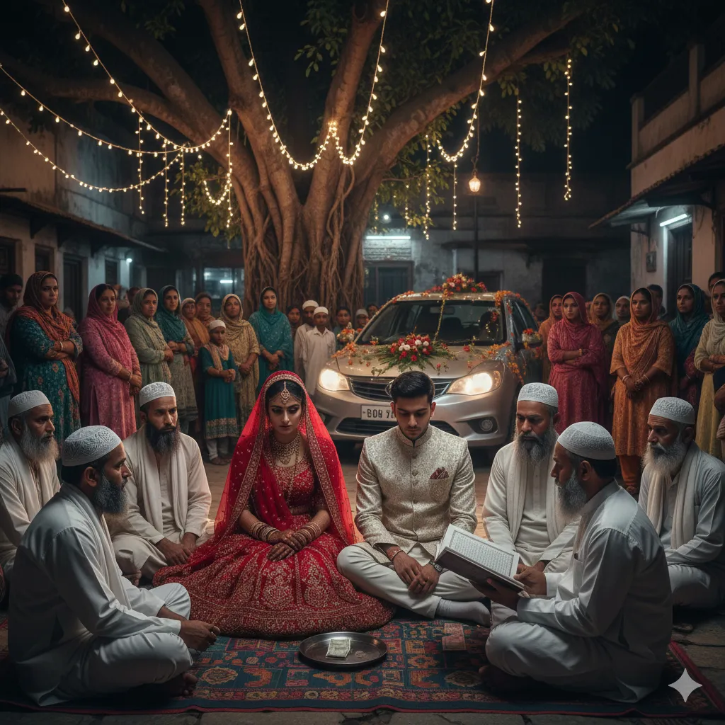 मेरठ में आधी रात 'लव स्टोरी' का हैप्पी एंडिंग, प्रेमिका से मिलने आए प्रेमी को ग्रामीणों ने पकड़ा, मौके पर ही निकाह कराकर ₹50 हजार देकर विदा किया