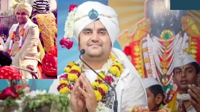 वृंदावन के प्रसिद्ध कथावाचक इंद्रेश उपाध्याय कल जयपुर में लेंगे सात फेरे, दूल्हा बने इंद्रेश की निकासी में शामिल हुए हाथी-घोड़े