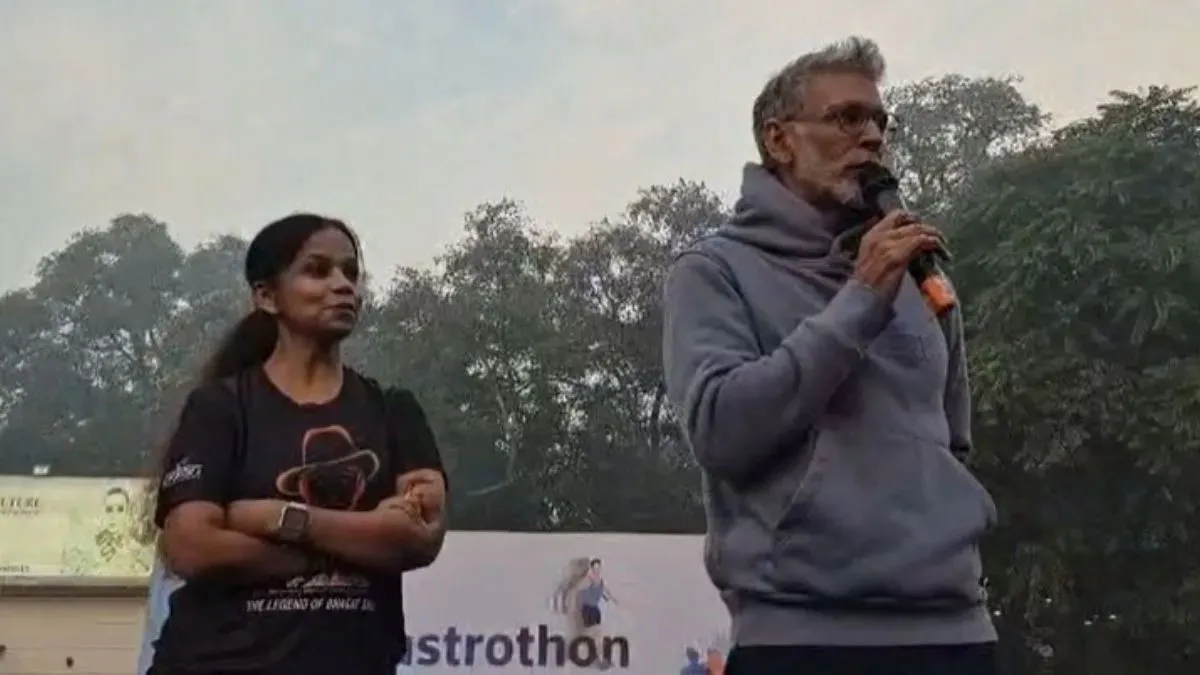 अमृतसर में फिटनेस गुरु मिलिंद सोमन का हेल्थ मंत्र: गैस्ट्रोथॉन वॉकेथॉन, पेट की बीमारियों से बचने का असली सीक्रेट