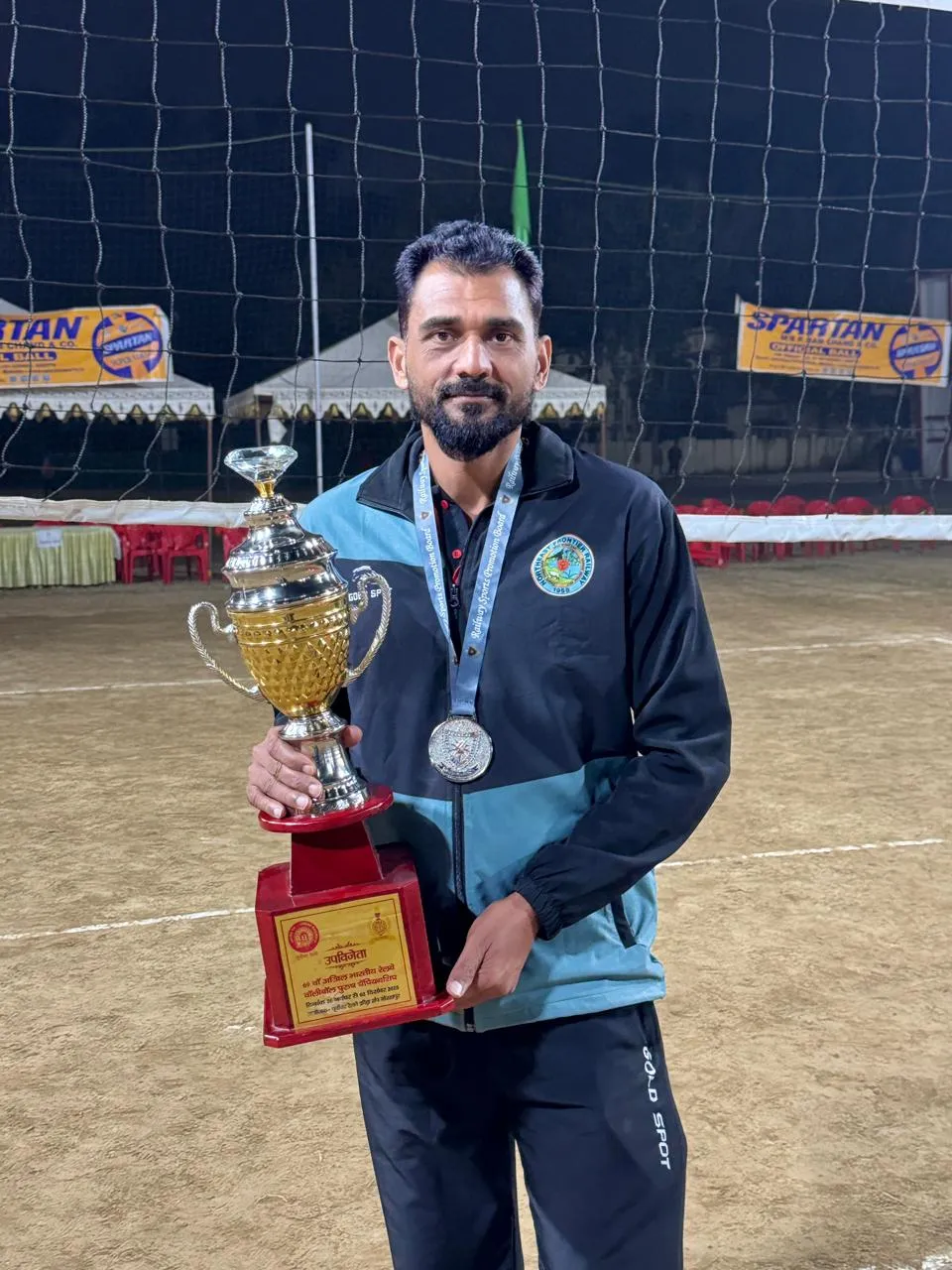 मुजफ्फरनगर का वॉलीबॉल चमका देशभर में..69वीं ऑल इंडिया इंटर रेलवे चैंपियनशिप में खिलाड़ियों ने जीता सिल्वर मेडल