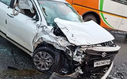 देवबंद (सहारनपुर): दिल्ली-देहरादून हाईवे पर कार दुर्घटना में 2 की मौत, 2 गंभीर घायल