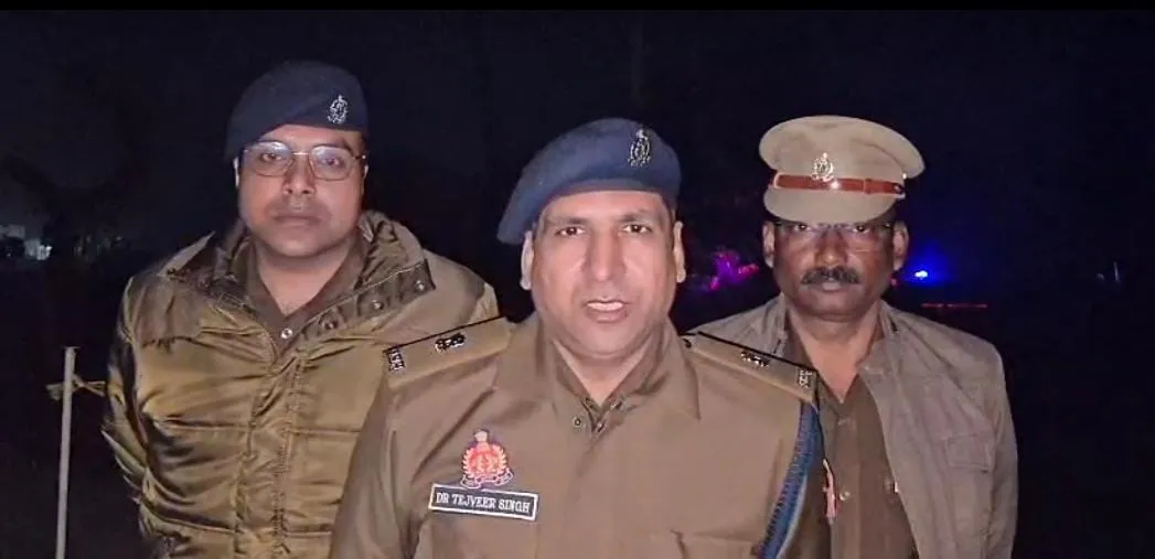 बुलंदशहर : मुठभेड़ में तीन गैंगस्टर गिरफ्तार, दो गोली लगने से घायल,अवैध हथियार बरामद