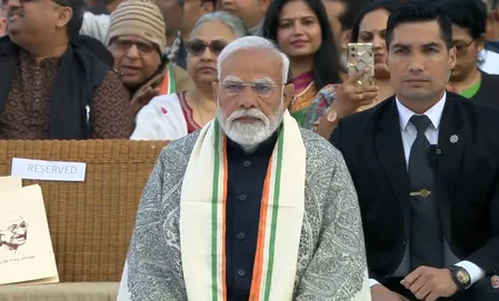 दिल्ली: गांधी स्मृति में प्रार्थना सभा में शामिल हुए प्रधानमंत्री मोदी, श्रद्धांजलि अर्पित की