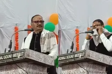 मंच पर फूट-फूट कर रो पड़े डिप्टी CM बृजेश पाठक | मेरठ से आया भावुक कर देने वाला वीडियो वायरल