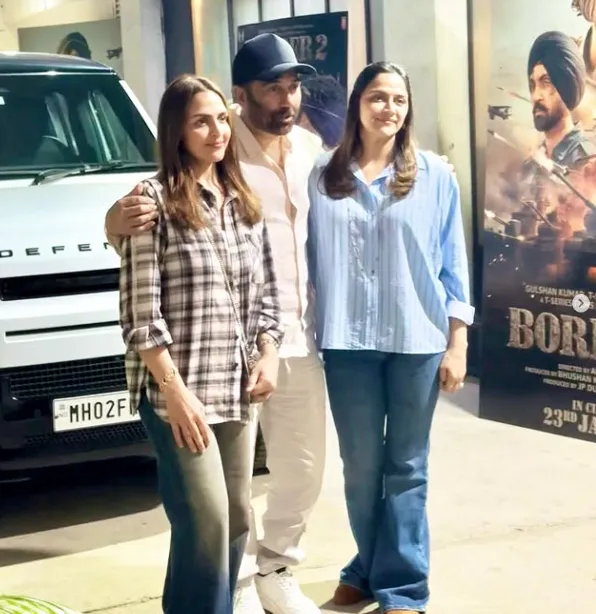 'बॉर्डर 2' देख ईशा देओल ने सनी भईया पर लुटाया प्यार, वायरल फोटो देख फैंस बोले- 'देओल परिवार की अनबन खत्म!'