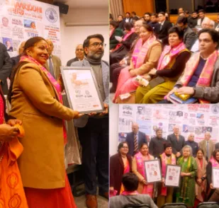 मुज़फ्फरनगर की रामा नागर को महिला समृद्धि सम्मान से किया गया सम्मानित