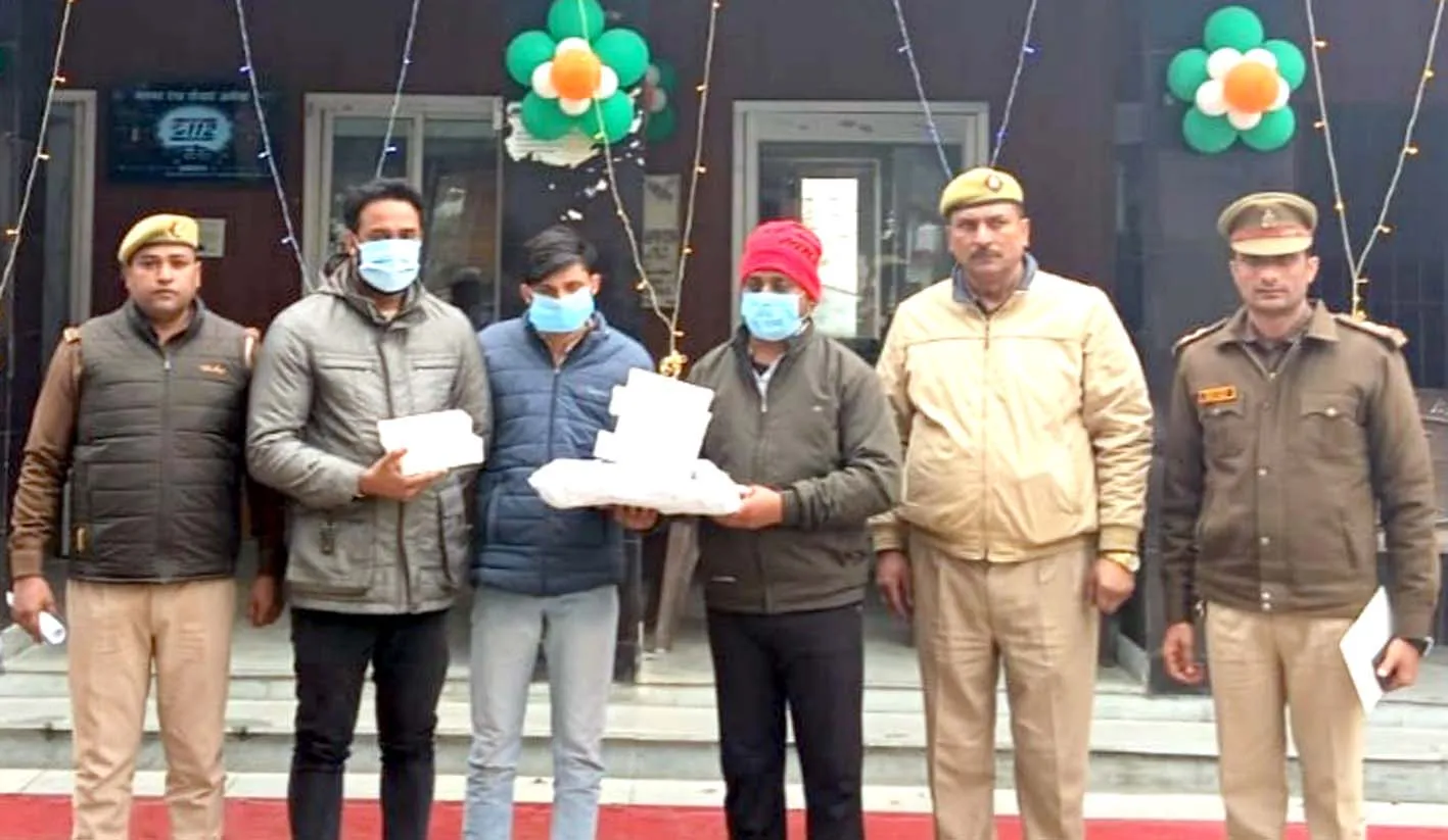 सहारनपुर में फर्जी दस्तावेजों के जरिए जीएसटी धोखाधड़ी करने वाले तीन शातिर गिरफ्तार