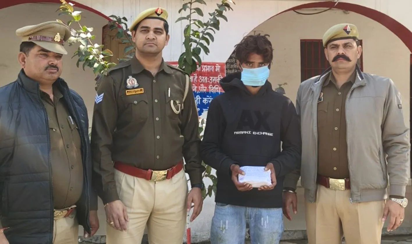 सहारनपुर: थाना गंगोह पुलिस ने 1.40 करोड़ की स्मैक के साथ नशा तस्कर गिरफ्तार