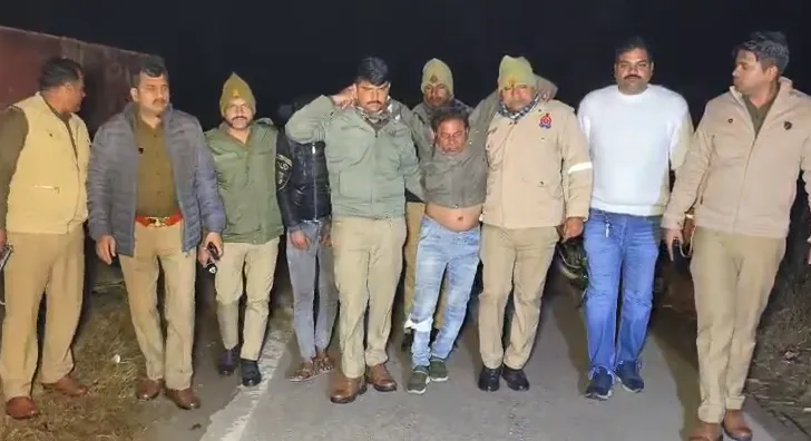 मुजफ्फरनगर में पुलिस और डकैतों की मुठभेड़, हिस्ट्रीशीटर घायल, साथी गिरफ्तार