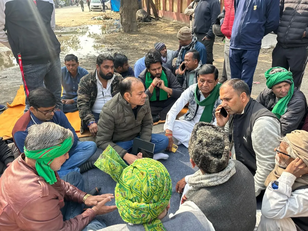 निठारी में करंट की चपेट में आने से भैंस की मौत, ग्रामीणों ने जताया विरोध