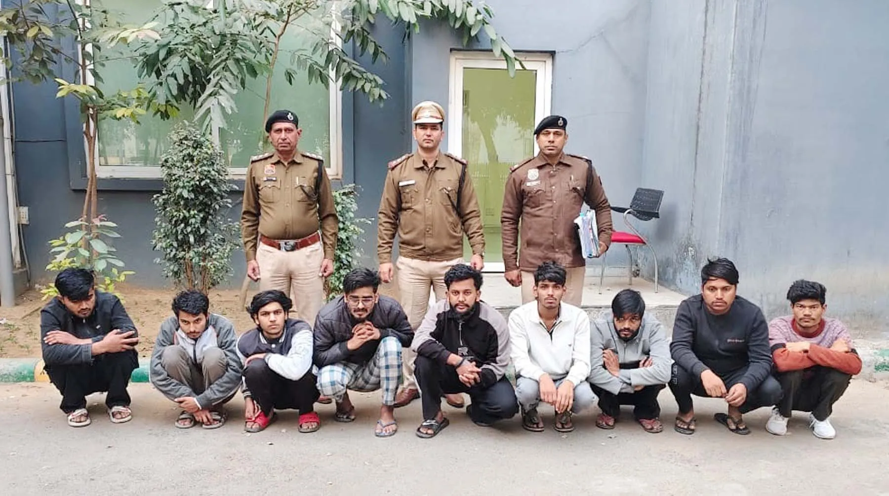 गुरुग्राम: ऑनलाइन गेम खिलाकर ठगी करने वाले नौ आरोपी राजस्थान से गिरफ्तार..दुबई से हो रहा था गिरोह का संचालन