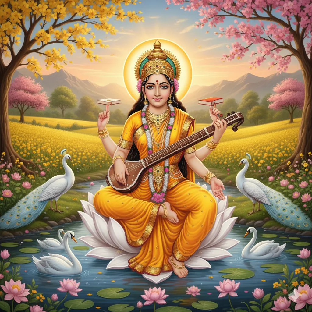 बसंत पंचमी 2026 : तिथि, महत्व, पूजा विधि, शुभ मुहूर्त, सरस्वती वंदना और पौराणिक कथाएँ