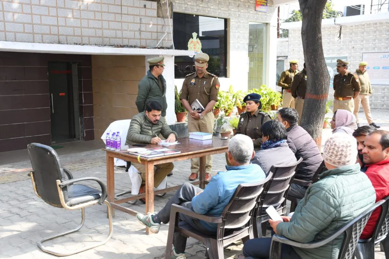 मेरठ: एसएसपी डॉ. विपिन ताडा ने थाना परतापुर का निरीक्षण कर सुनी जनता की समस्याएं