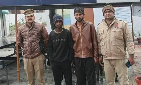 मेरठ के थाना नौचन्दी में एसी पाइप चोरी के दो आरोपी गिरफ्तार, चोरी का माल बरामद