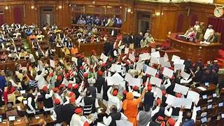 अभिभाषण के दौरान विपक्षी सदस्यों ने 'जी राम जी' का जिक्र आते ही किया शोर शराबा