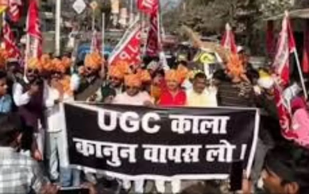 मेरठ: यूजीसी के नए नियमों के विरोध में सवर्ण समाज और छात्रों का जोरदार प्रदर्शन