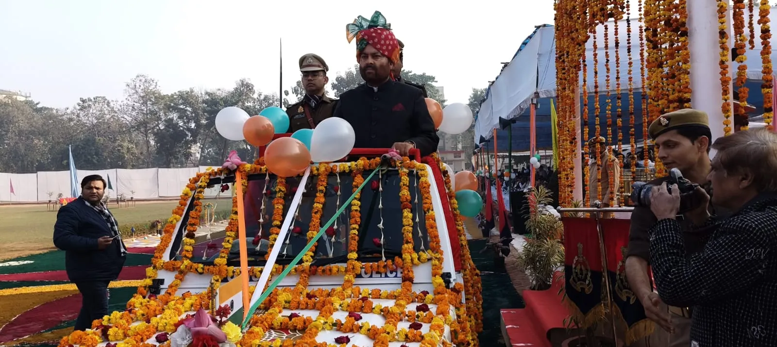 मुजफ्फरनगर में 77वें गणतंत्र दिवस पर कैबिनेट मंत्री अनिल कुमार ने किया ध्वजारोहण