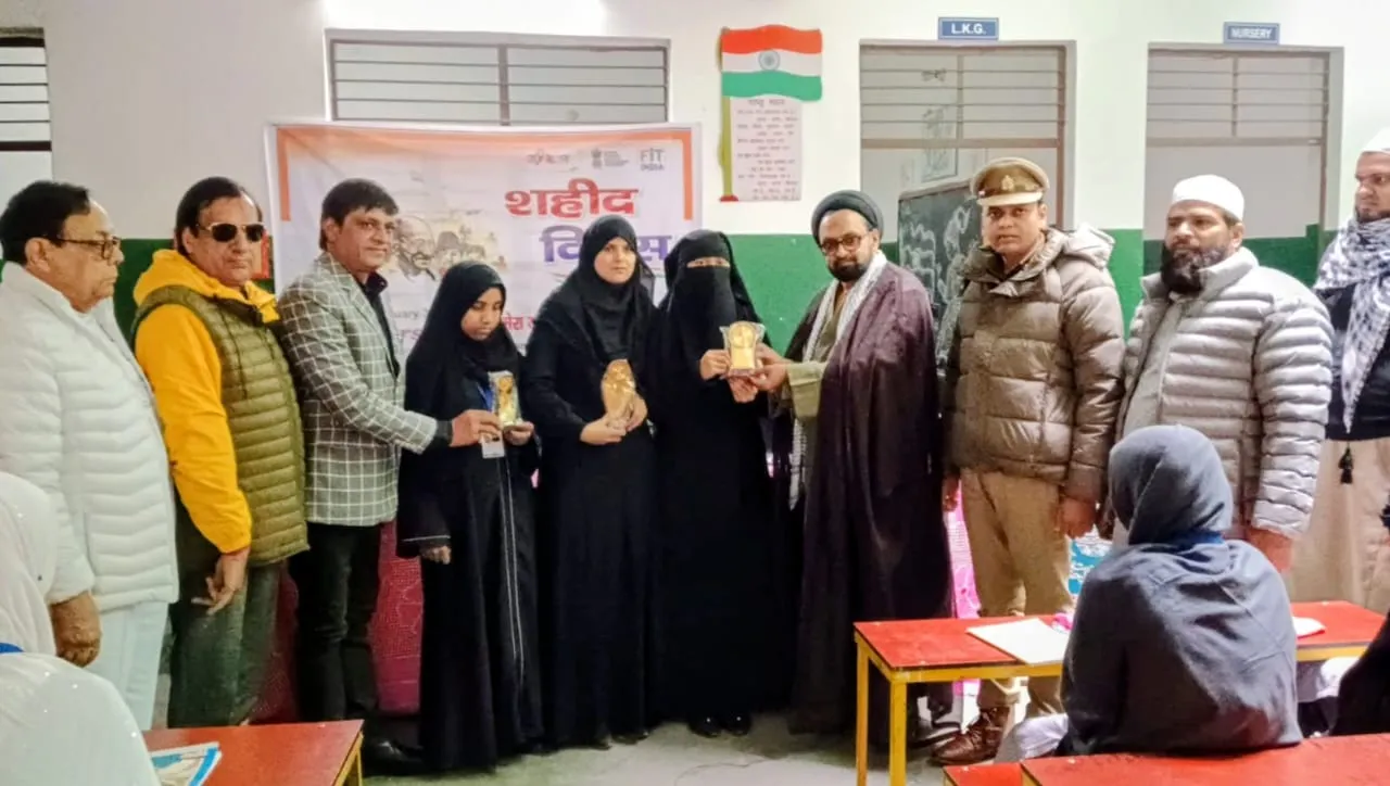 मुजफ्फरनगर में मदरसा इदारतुस सालिहात में शहीद दिवस पर सामूहिक राष्ट्रगान के साथ हुआ प्रेरणादायी कार्यक्रम