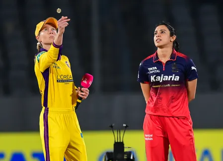 डब्ल्यूपीएल: आरसीबी ने गेंदबाजी चुनी, यूपी वॉरियर्स को हर हाल में जीतना होगा मैच