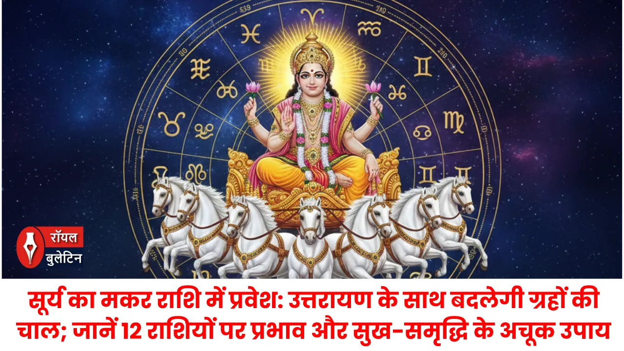 मकर संक्रांति पर सूर्य का 'महागोचर'; ग्रहों की नई चाल से बदलेगा देश और दुनिया का भाग्य, जानें 12 राशियों का विस्तृत भविष्यफल