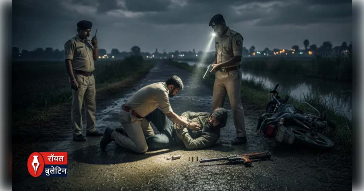 मुज़फ्फरनगर पुलिस का बड़ा धमाका: 31 मुकदमों वाला 'कोबरा' दबोचा,  गंगनहर पटरी पर लिया घेरे में 