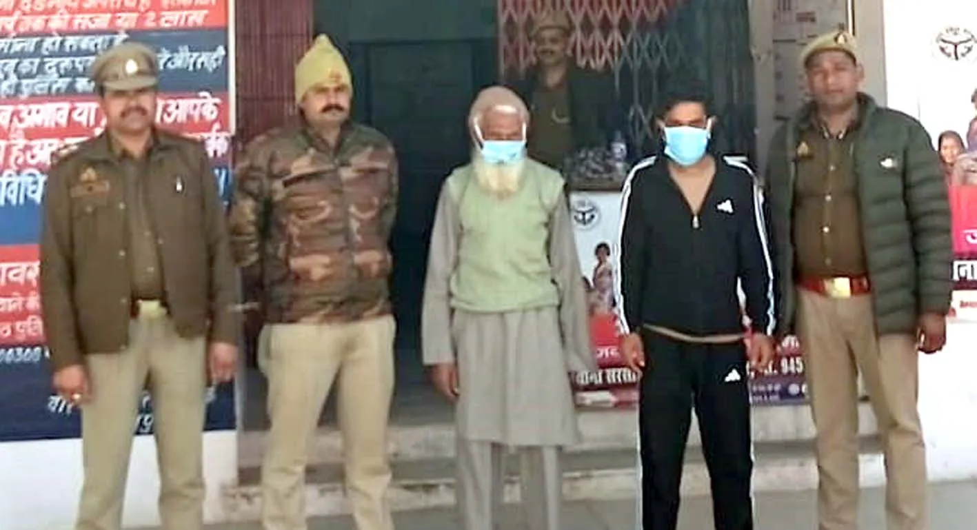 सहारनपुर: हत्या के दो वांछित आरोपी गिरफ्तार, चालान काटकर जेल भेजा