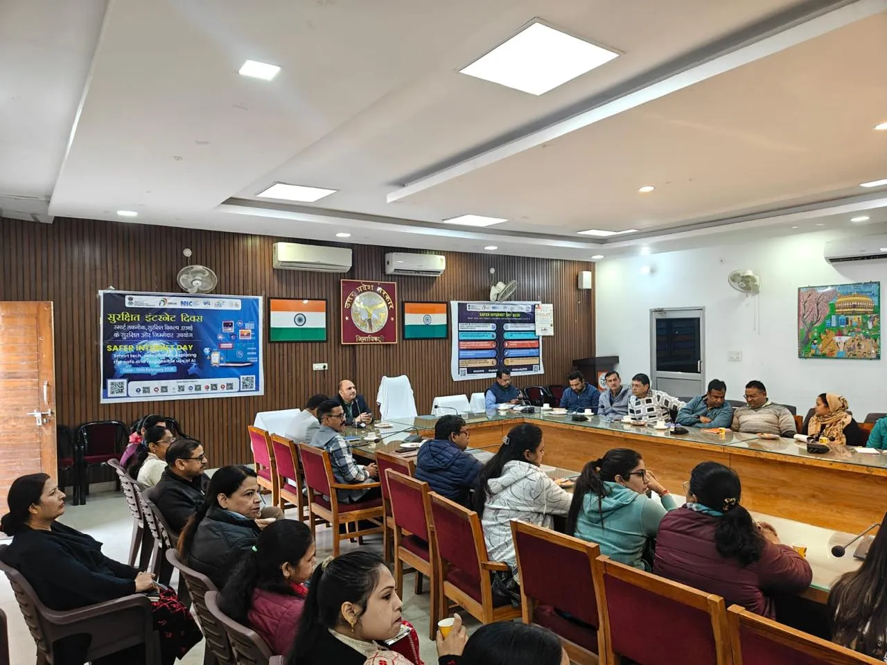सहारनपुर में सुरक्षित इंटरनेट दिवस 2026 पर ए.आई. और साइबर सुरक्षा कार्यशाला का सफल आयोजन