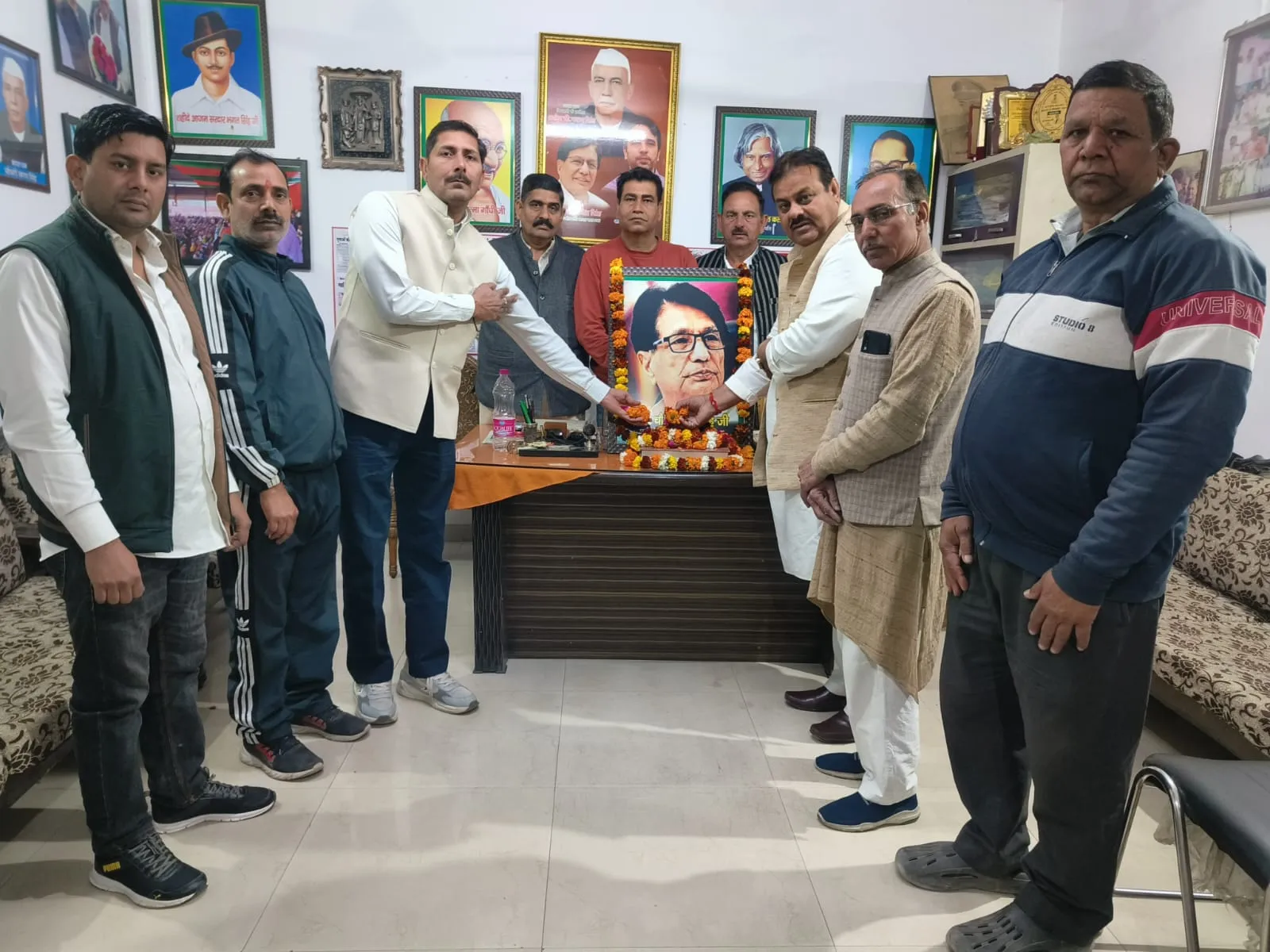 पूर्व केंद्रीय मंत्री चौधरी अजीत सिंह की 87वीं जयंती पर सहारनपुर में पुष्पांजलि और विचार गोष्ठी