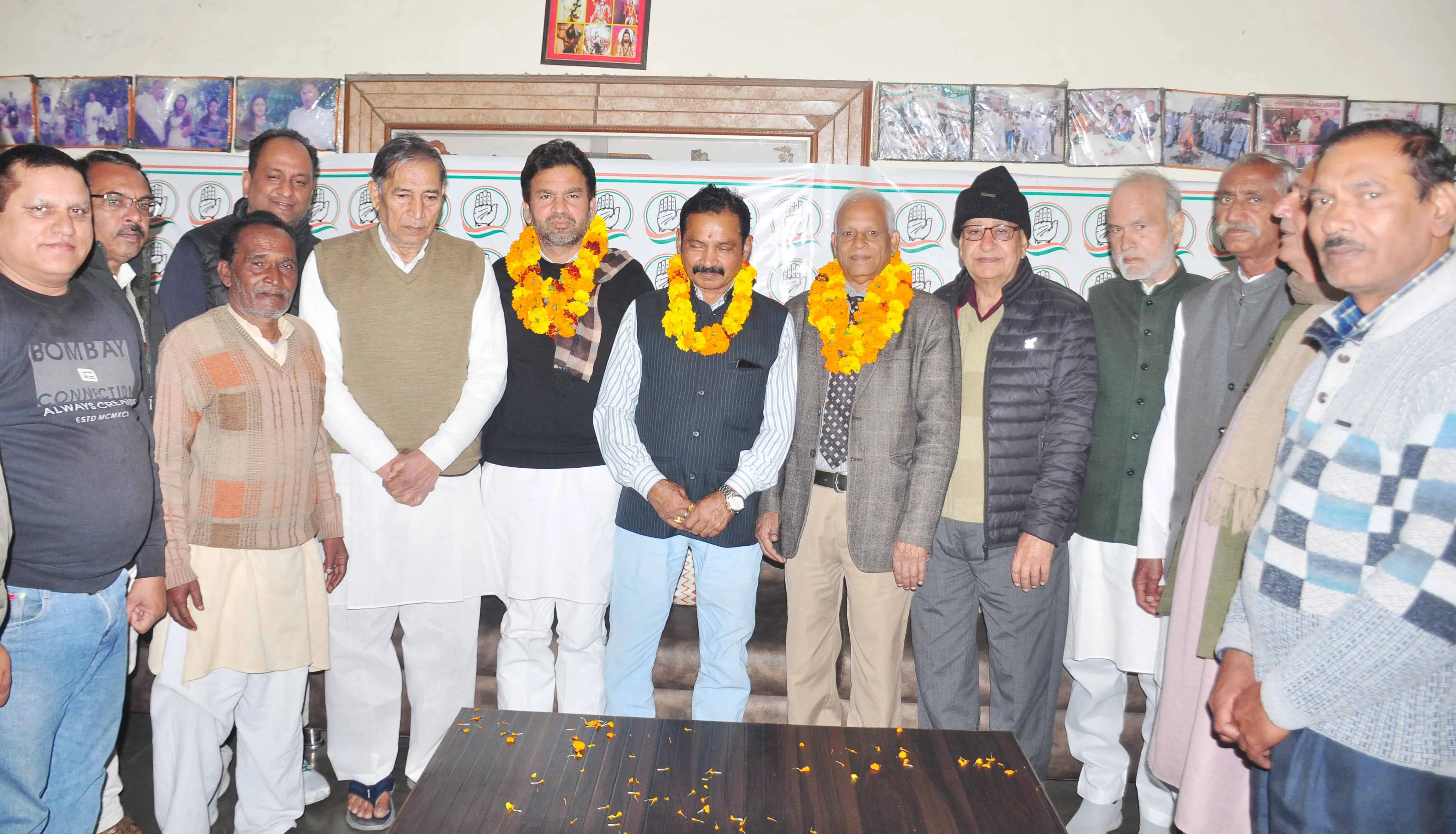 शामली में कांग्रेस ने नवनियुक्त पदाधिकारियों का अभिनंदन किया