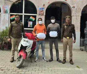 नोएडा पुलिस की बड़ी कार्रवाई: तमंचा और 2.65 किलो गांजे के साथ तीन शातिर बदमाश गिरफ्तार