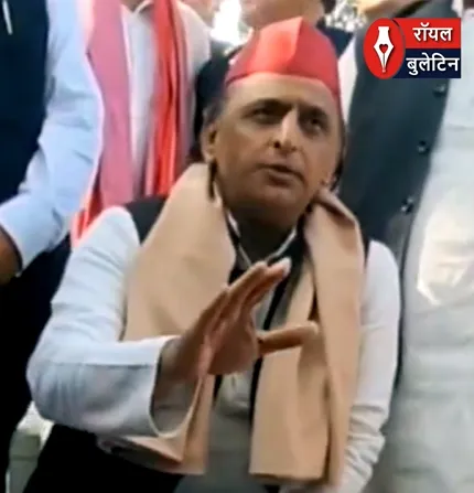 अरे यार तुम भागो मत बेटा, अपना नाम बताओ..चैनल कौन सा है... भड़के अखिलेश