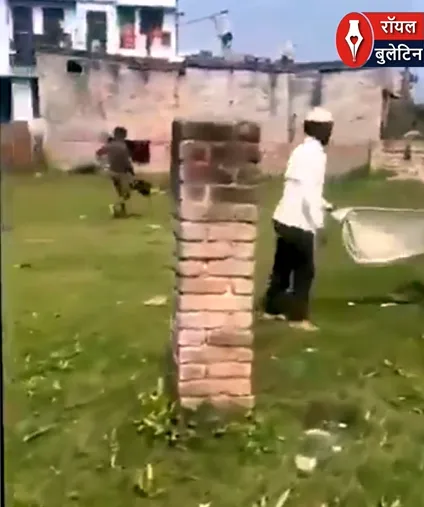 ब्राह्मण की ज़मीन में कैसे पढ़ रहा नमाज?, कर दी मुस्लिम की पिटाई, बुलवाया-जय श्री राम!