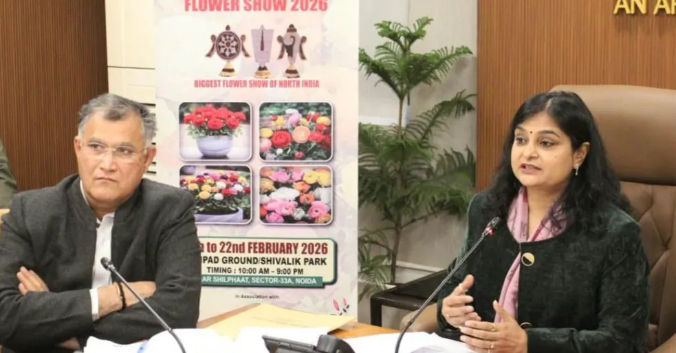 नोएडा पुष्प प्रदर्शनी 2026: शिवालिक पार्क में 38वां वार्षिक कार्यक्रम 19-22 फरवरी तक