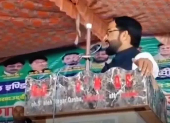 मुरादाबाद में AIMIM नेता शौकत अली का विवादित बयान,“हमारी संख्या से लोगों को दिक्कत क्यों?”