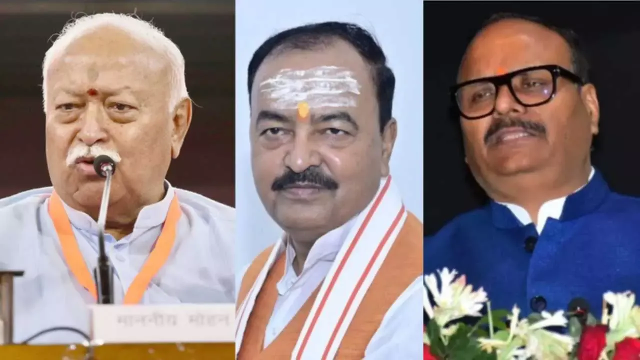 CM योगी के बाद दोनों डिप्टी सीएम ने की मोहन भागवत से मुलाकात, यूपी में बड़े बदलाव के संकेत?