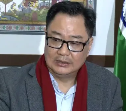 राहुल गांधी को चीन सीमा के संबंध में कांग्रेस के पाप के लिए माफी मांगनी चाहिए : किरेन रिजिजू