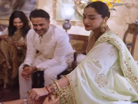 सोनम कपूर के बेबी शॉवर में दिखी सनातन धर्म की झलक, बताया 'सीमन्तोन्नयन' का महत्व