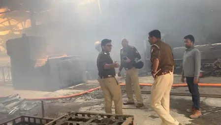 गाजियाबाद: औद्योगिक साहिबाबाद की दो फैक्ट्रियों में लगी आग, 10 दमकल गाड़ियों की मदद से पाया गया काबू