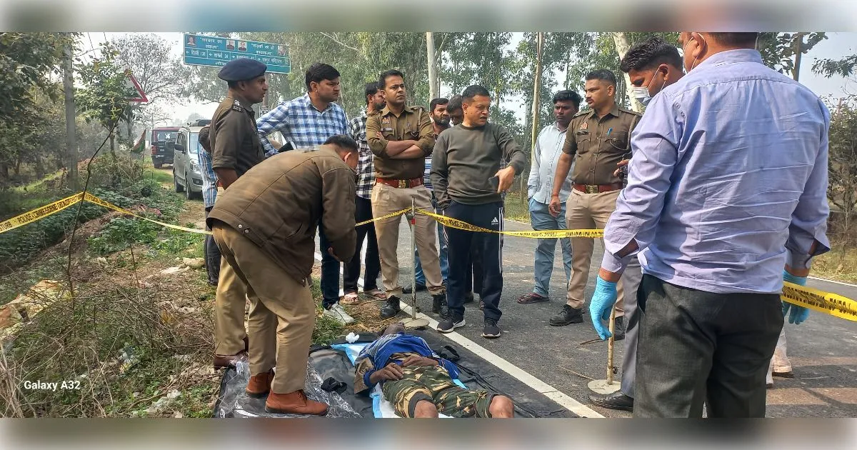 शामली: दिल्ली-सहारनपुर हाईवे पर मिला अज्ञात युवक का शव, गले पर निशान मिलने से हत्या की आशंका
